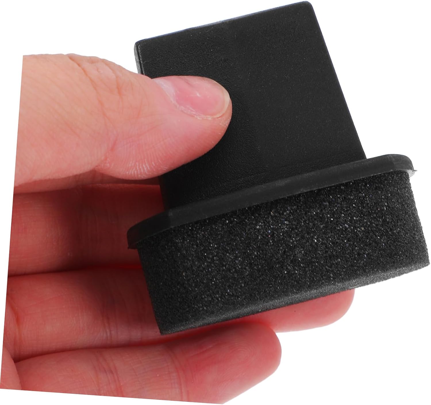 10pcs Reusable Sponge Applicators for Car Seats and Shoes Handheld Black Paint Sponges Made and Plastic Easy to Clean for Crafts and Home Care