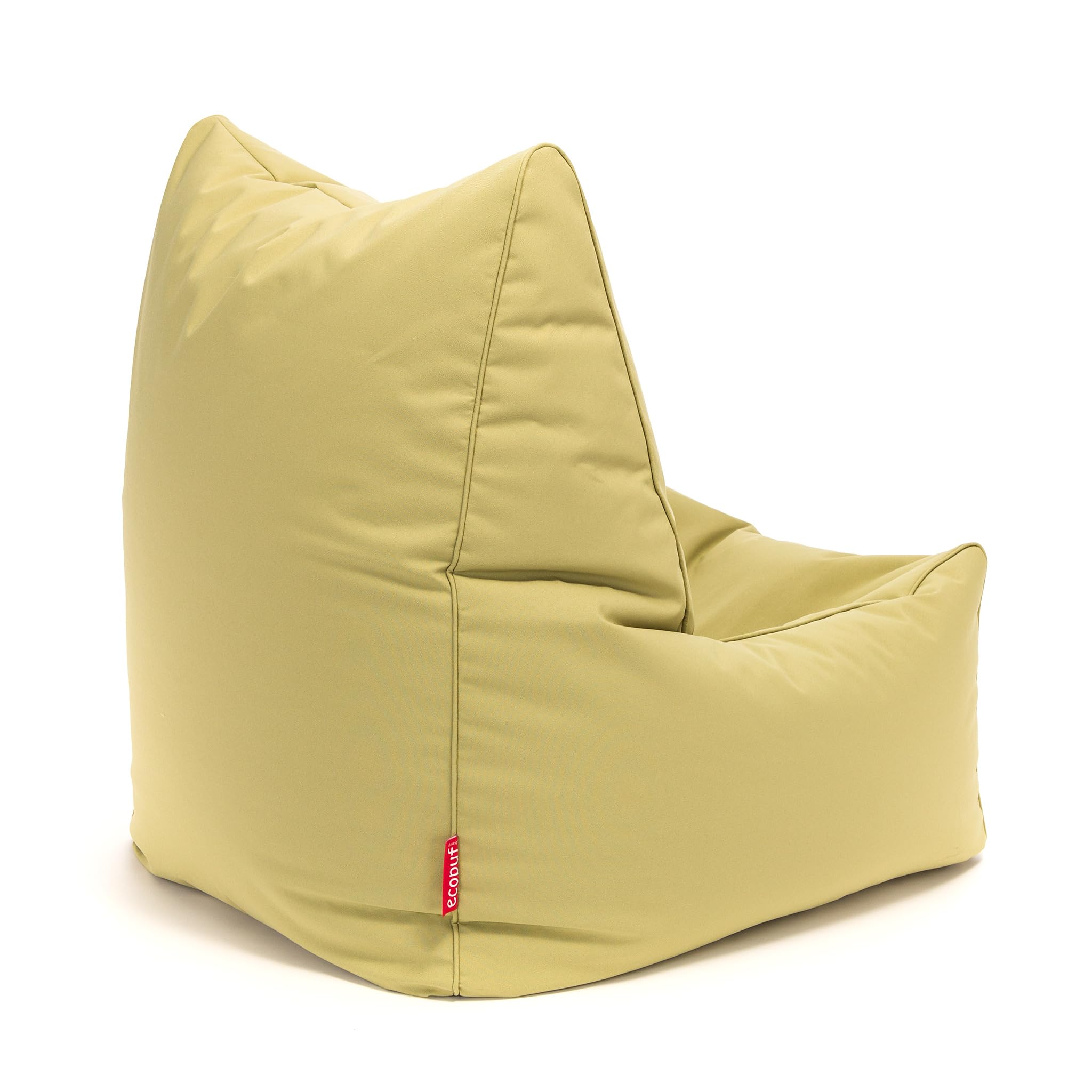 Ecopuf Solid – Wasserdichter Sitzsack aus Oxford-Polyester 600D im WaterProof-Design – Outdoor-Sitzsack mit hoher Rückenlehne – Sitzsack für den Außenbereich – Gepolsterter Sitzsack mit