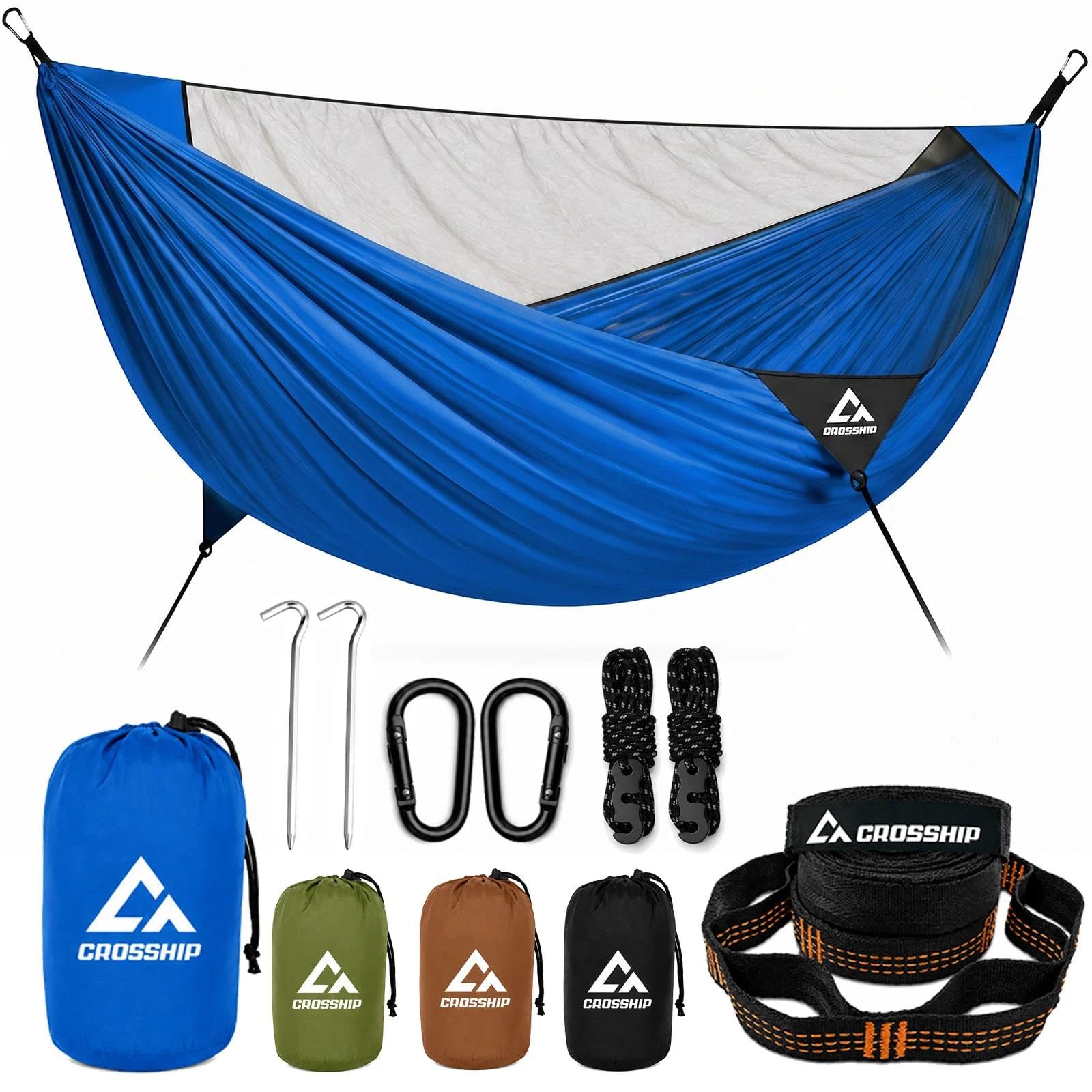 Camping Hammock with Mosquito Net - 500lbs Portable Hammock
