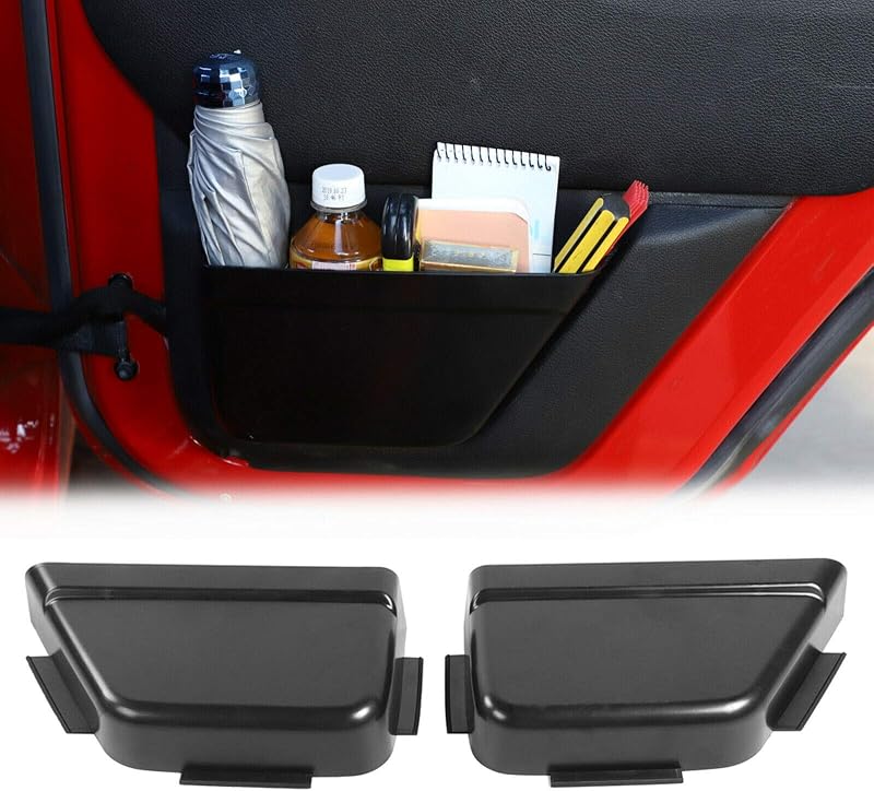 Bandeja Organizadora para Porta Traseira RT-TCZ em ABS para Jeep Wrangler JKU 4 Portas 2011–2017, Kit com 2
