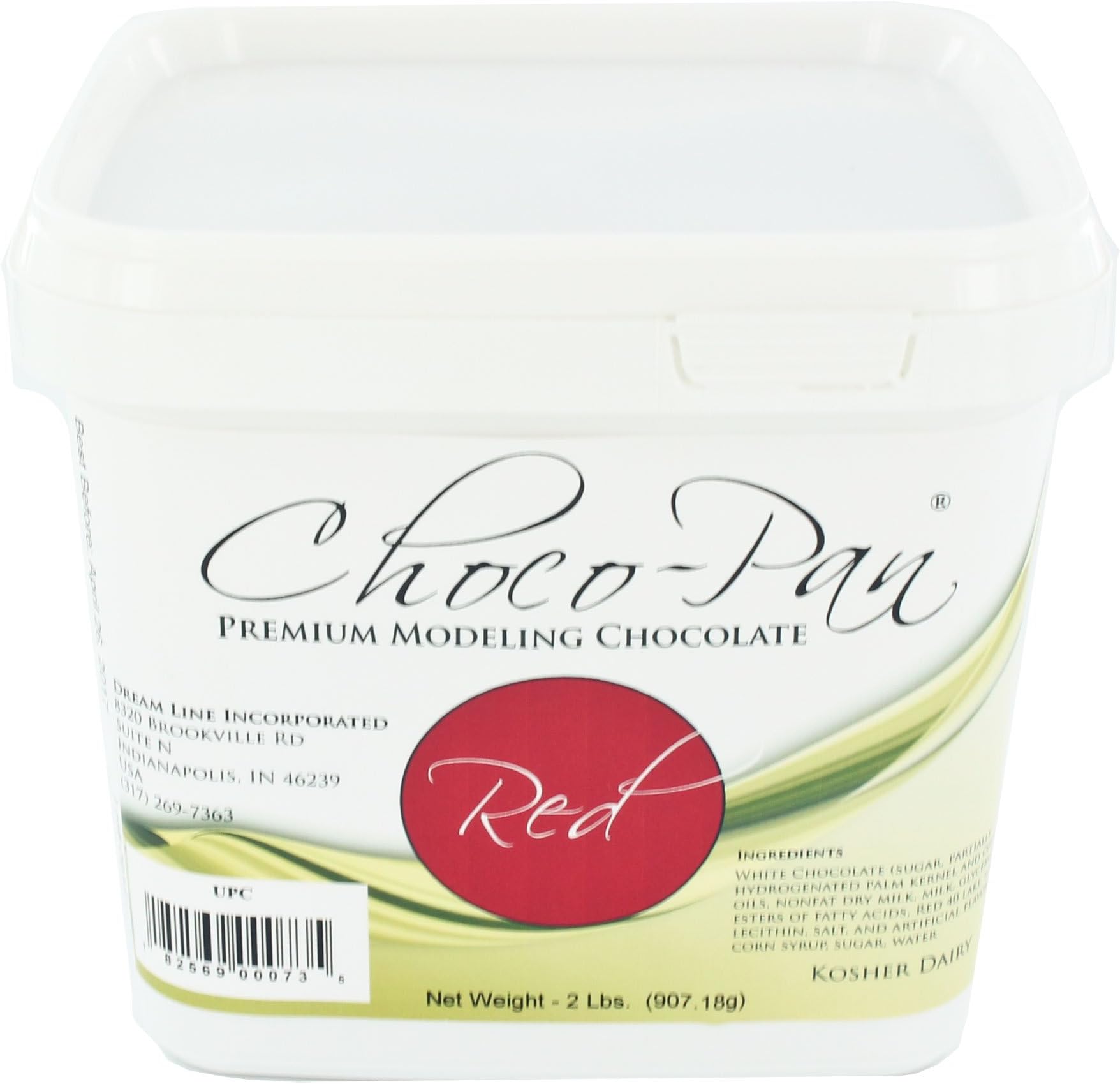 Choco-Pan Modelling Chocolate - Red - 2 lb