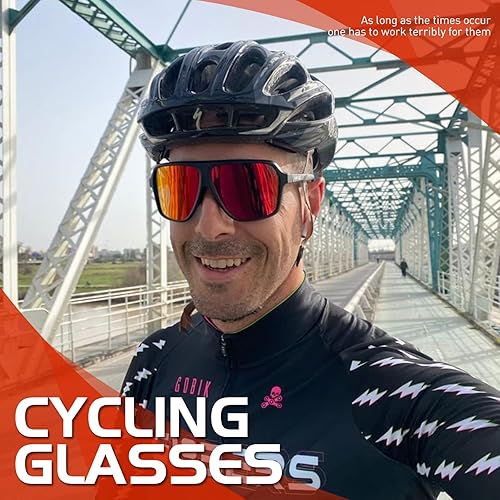 Miniatura 2 de KAPVOE Gafas de sol deportivas polarizadas para hombres y mujeres, gafas de protección UV 400 para ciclismo, béisbol, bicicleta de montaña
