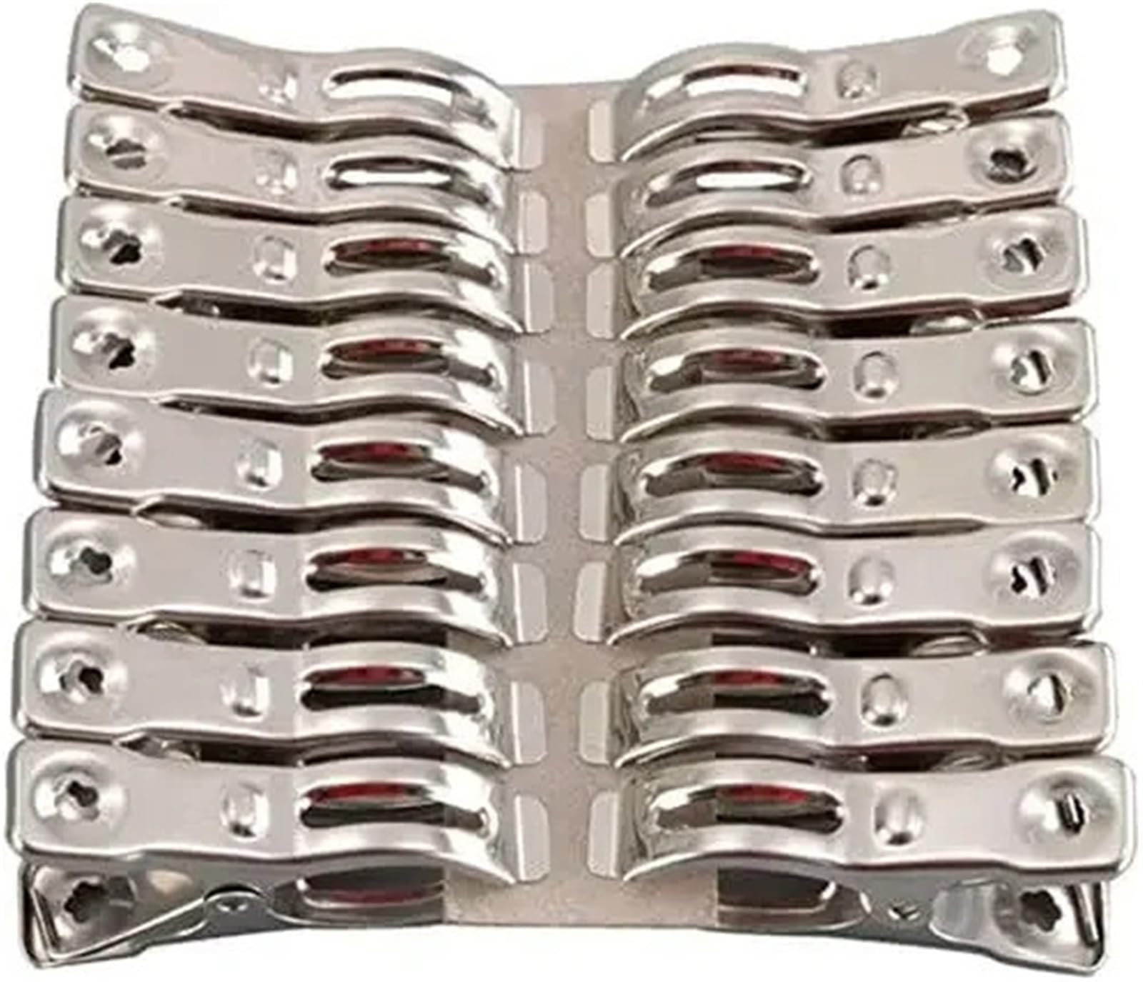 Pinzas para ropa de acero inoxidable de alta sujeción para viento fuerte