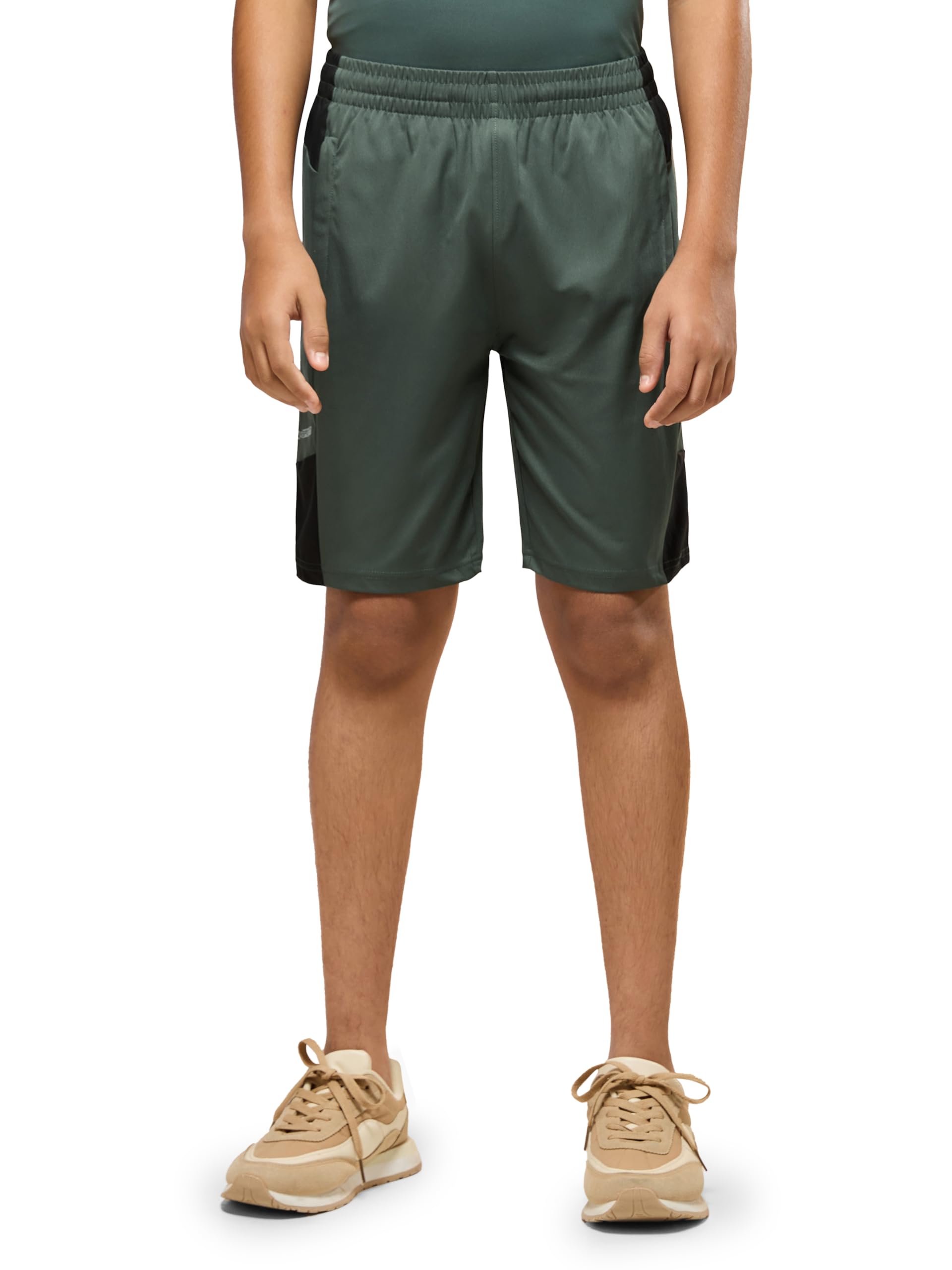 TECHNOSPORT Boy's Regular Fit Shorts for Running, Sports & Regular Use-image-19