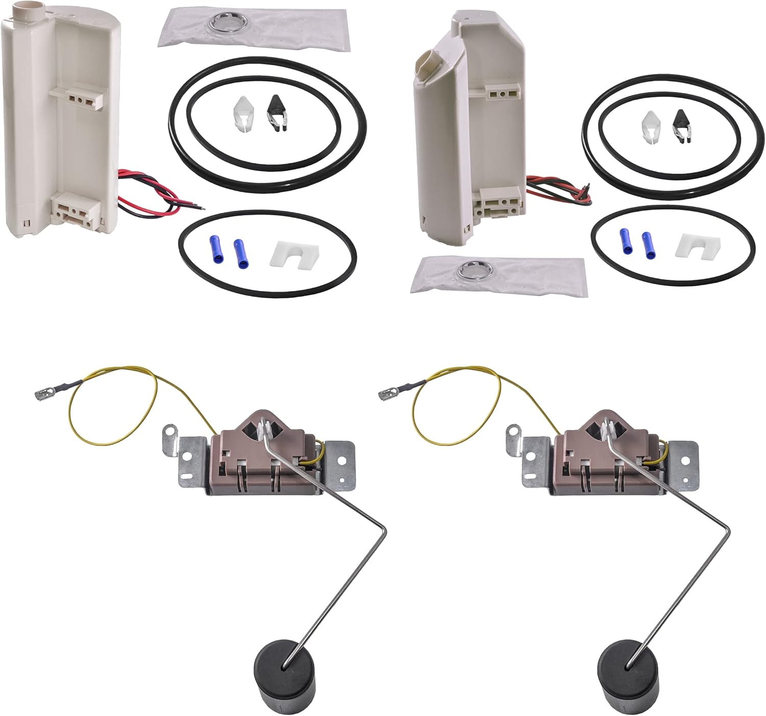 Herko 001GE + 002GE Fuel Pump Half Module + 2 FC53 Level Sensors For F-150 90-97