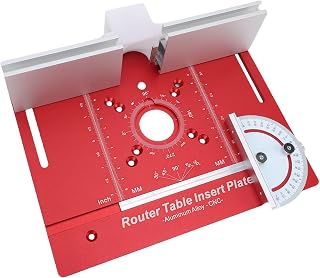 Router Table Insert Plate Aluminum Alloy Design