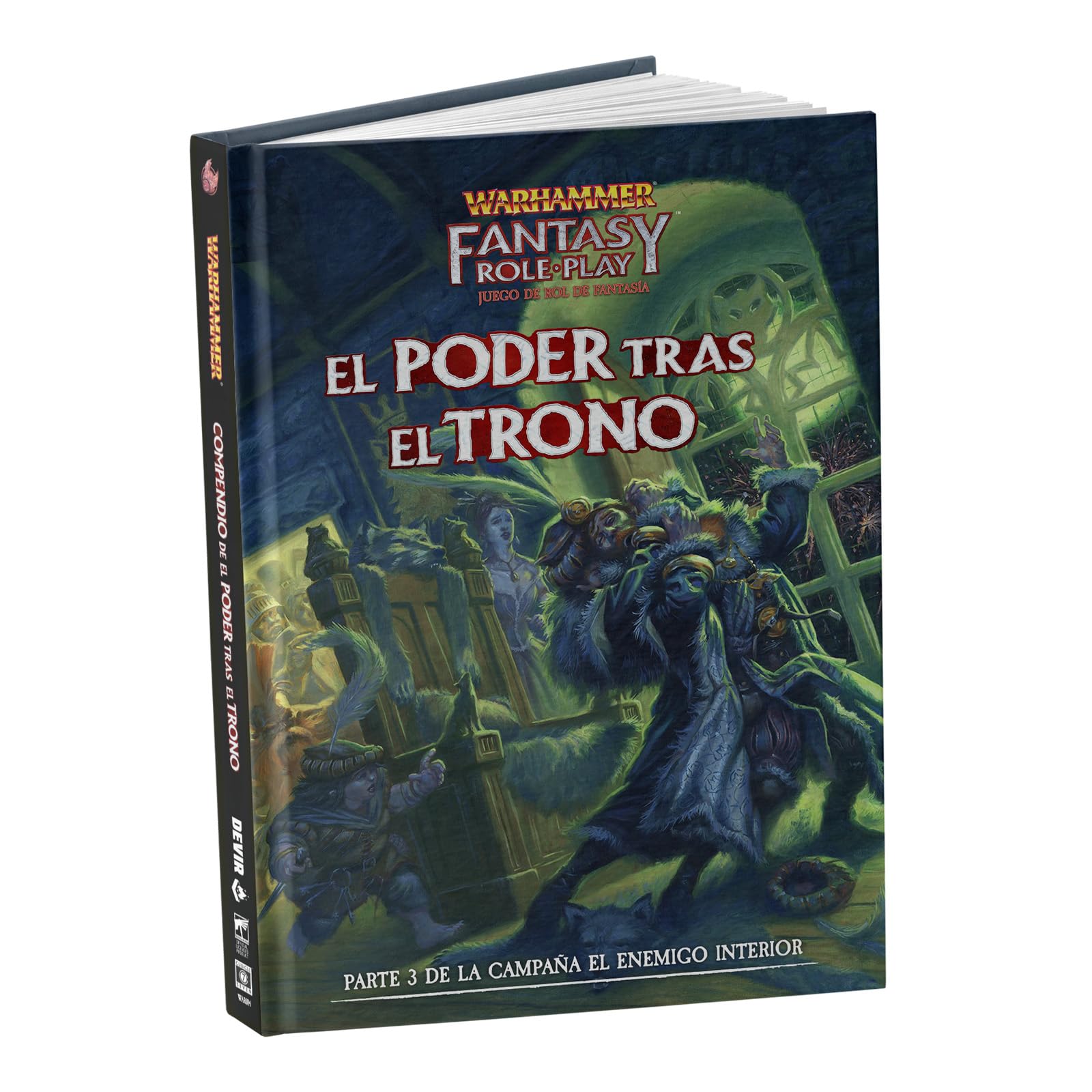 Devir - Warhammer, El Poder tras el Trono, Juego de rol de Fantasia (WFPOTROAV)