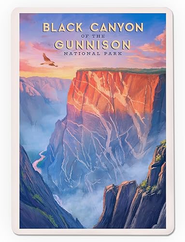 Miniatura 3 de Lantern Press Black Canyon of The Gunnison National Park, Oil Painting, 52 Playing Cards for Adults, Poker Size Card Deck
