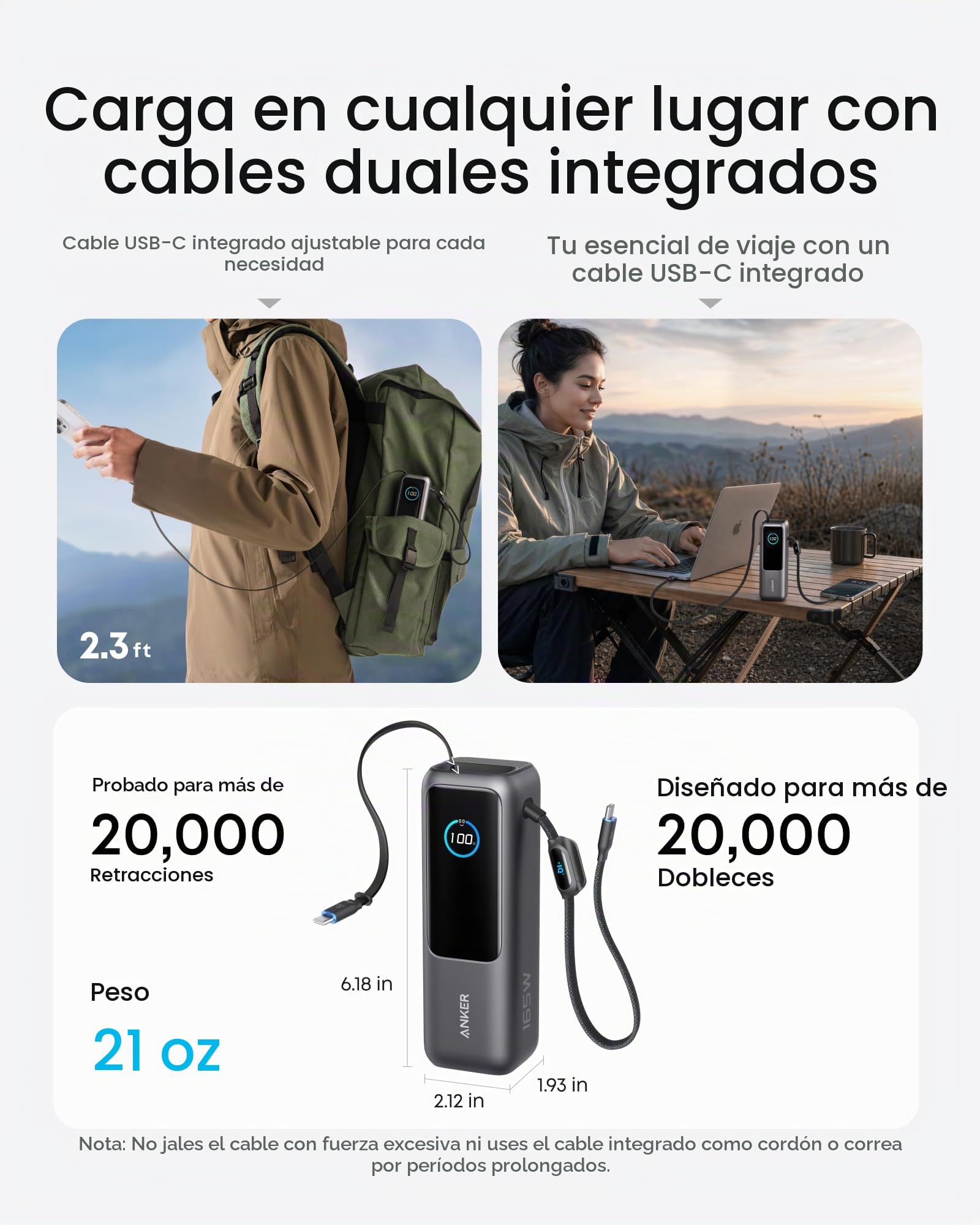 Amazon.com: Anker Laptop Power Bank, 25,000mAh Travel Essential