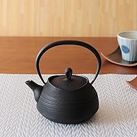 Vista 2 de El cepillo de la tetera del hierro del sur marca Hakeme 0.4L Negro (importación de Japón)