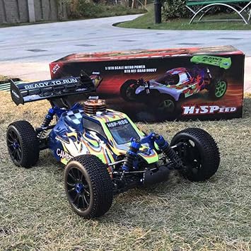 HSP 94970 1/8 RC Off-Road Car, 2.4G 4WD RC Car Mini Crawler RC Climbing Vehicle with FC.26CXP Nitro Motor, 70 km/h Off-Road Vehicle Climbing Car Model Ornament Gifts RTR