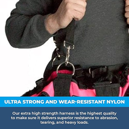 Miniatura 3 de Rock-N-Rescue SAR Arnés para perro, nailon resistente al desgaste, tamaños para apoyar a perros pequeños y grandes, naranja, pequeño