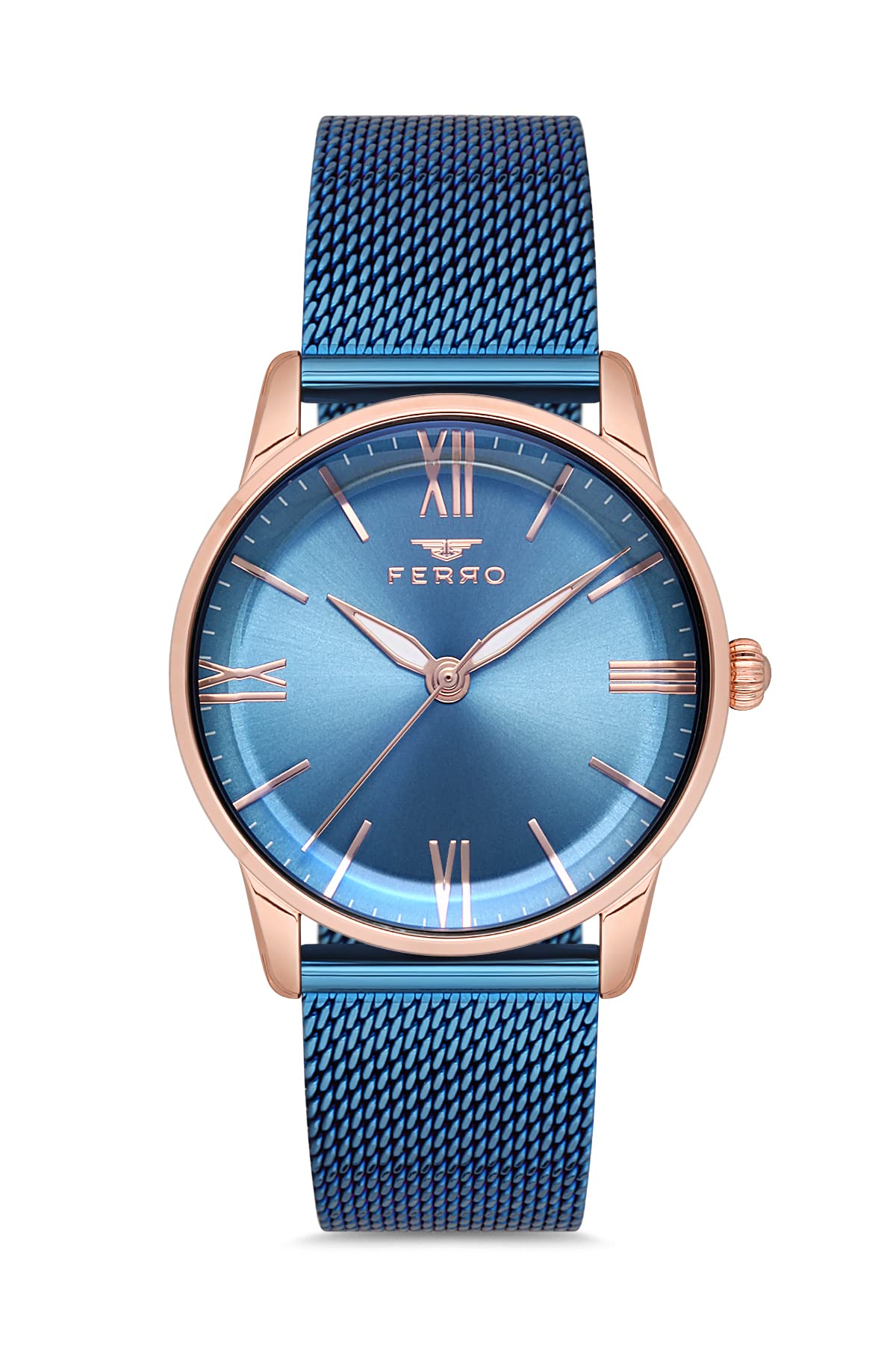Ferro Analog Blue Dial Womens Watch-F21182C-T (B09RWMYCSL) Amazon Price History, Amazon Price Tracker