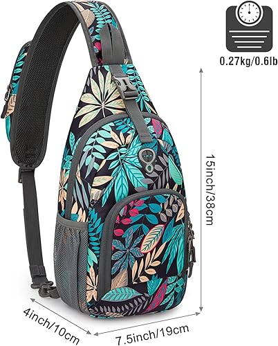 Miniatura 2 de G4Free Bolso bandolera RFID, mochila cruzada para el pecho, bolso de hombro para senderismo al aire libre