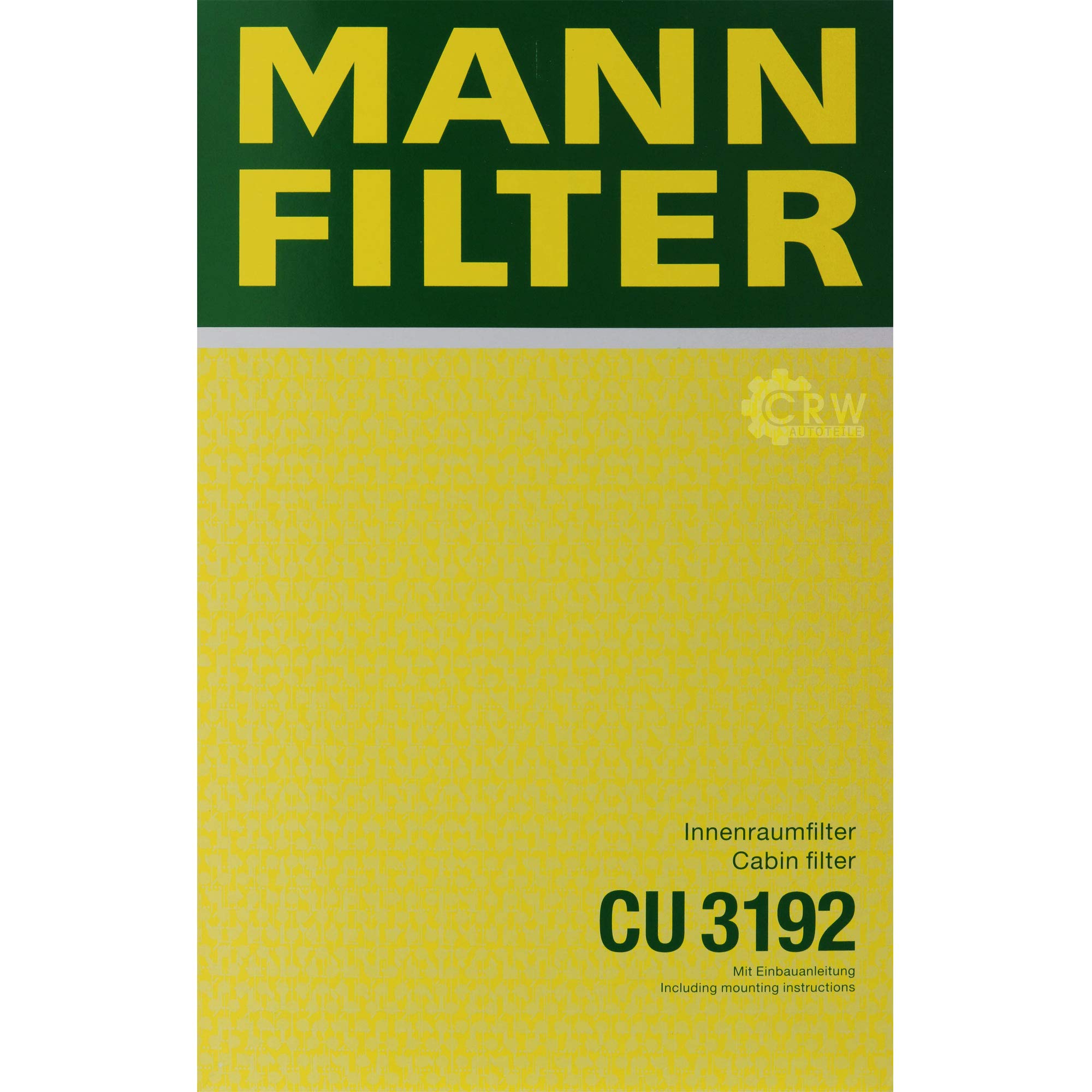 Paquete de inspección Kit de mantenimiento de filtros con filtro de aceite W 1130/1, filtro de aire C 31 195, filtro de combustible WK 845/1, filtro de habitáculo CU 3192, tornillo de cierre