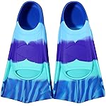 Foyinbet Kids Swim Fins,Short Youth Fins Swimming Flippers for Lap Swimming and Training for Children Girls Boys Small