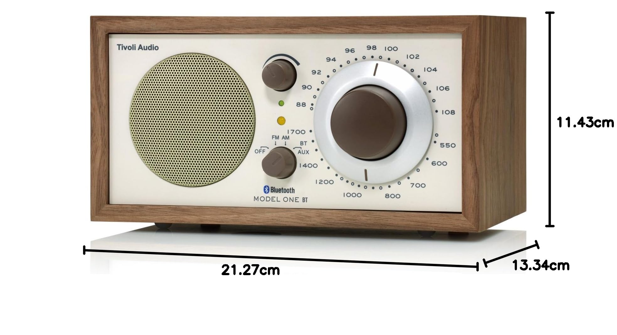 Tivoli Audio Model One BT Radio AM/FM M1BTCLA avec Bluetooth Marron