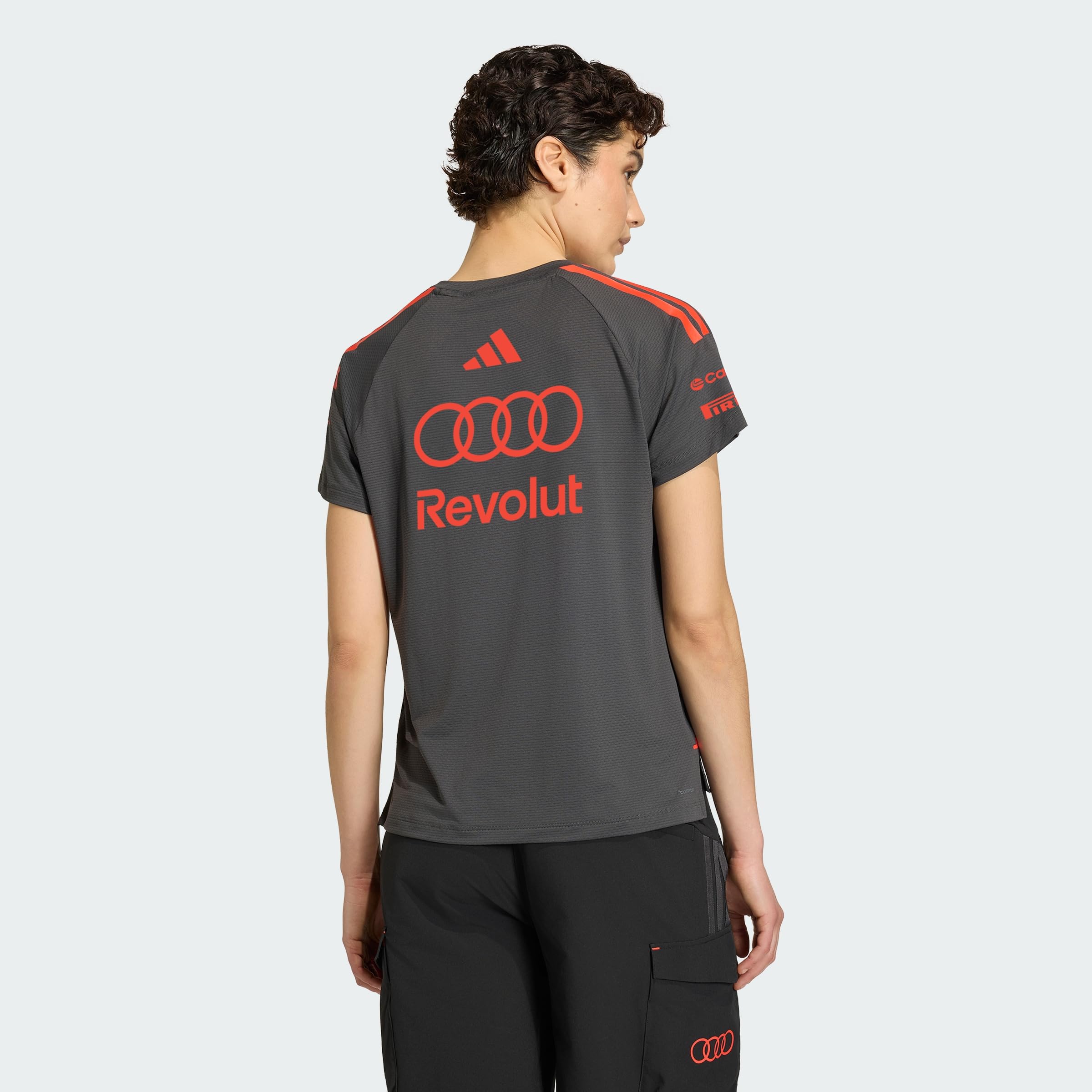 adidas Women's Audi REVOLUT F1 Team Short Sleeve Mechanics Trikot