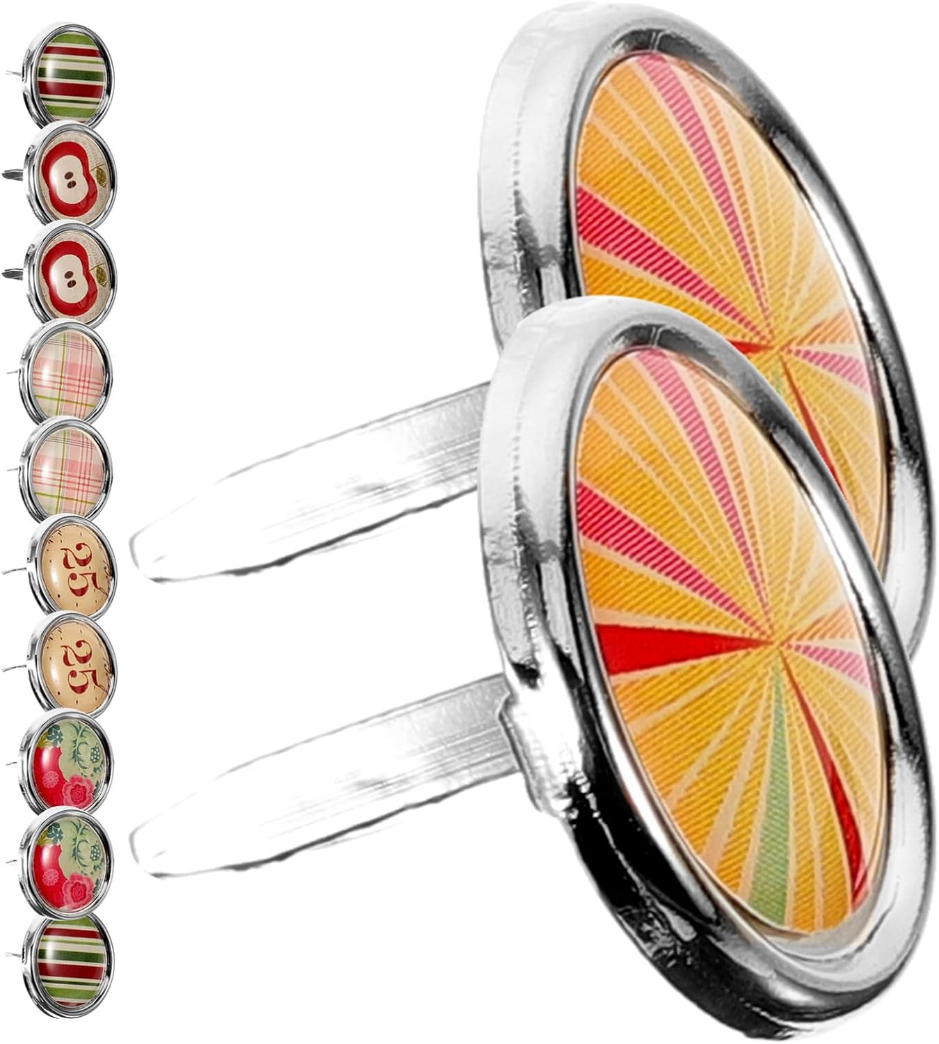 MINAOLULUS 100pcs Colorful Metal Brads for Crafts Paper Fasteners for Projects for Scrapbooking Greeting Cards and Photo Albums