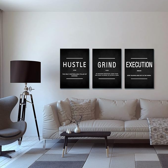 Cuadro Motivacional en Lienzo KAWAHONE 12x16in 3 Piezas miniatura 7