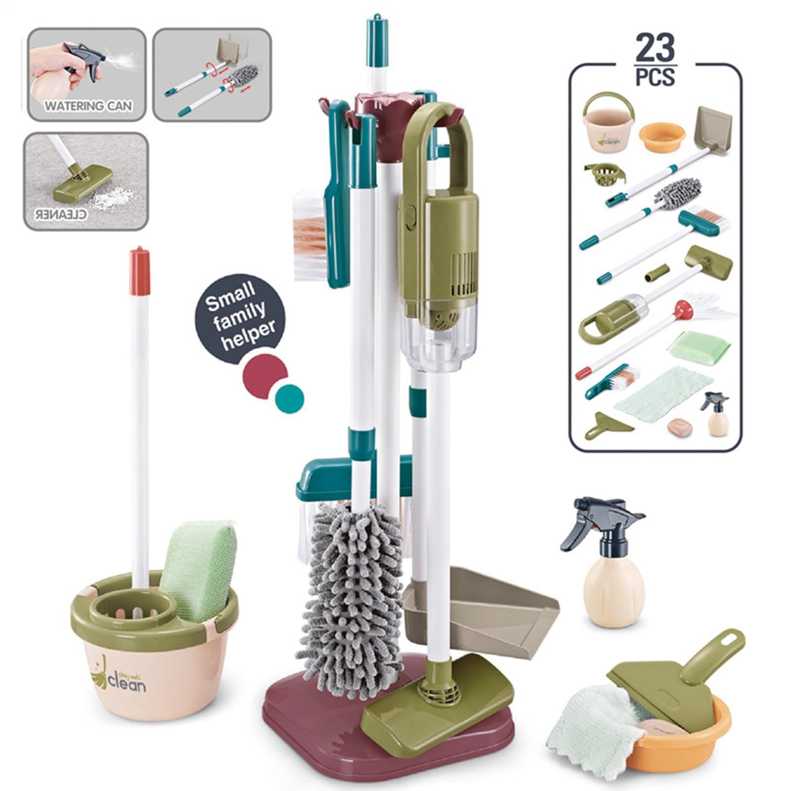 Giocattoli di Pulizia per Bambini Piccoli - Set di Strumenti di Pulizia | Rimovibili Per Giochi Di Simulazione | Giocattoli Di Pulizia Per Bambini Piccoli, Flessibili, Flessibili E Multifunzionali,
