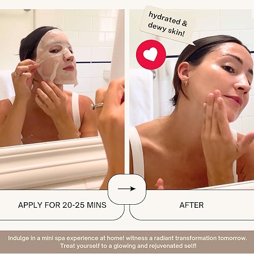 Miniatura 2 de ilmma Máscara de tratamiento facial de rescate 360, con ceramida, péptido, vitamina B3, extractos de plantas, fórmula ultra rica de aceite esencial