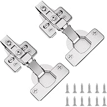 2-Pack Soft Close 40mm Cup Cabinet Hinges for Thick Door18-28mm