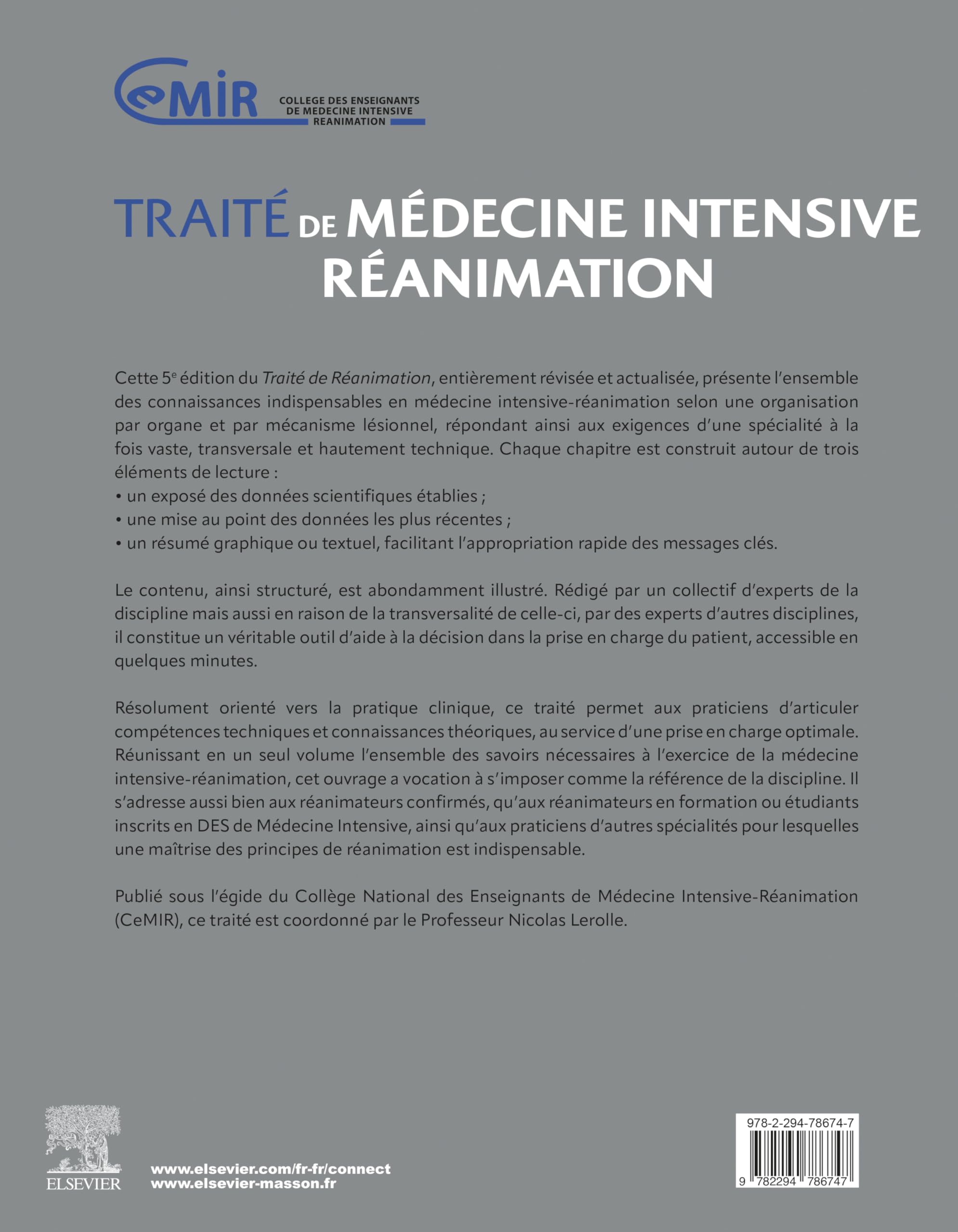 Traité de médecine intensive. Réanimation