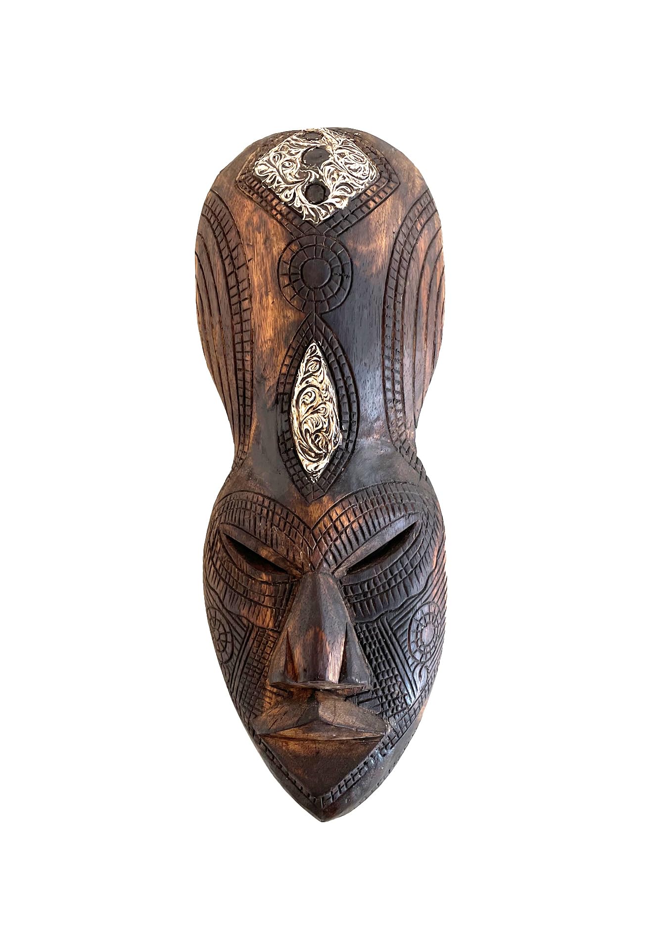 OMA African Decorative Mask Decor Tribal Lucky Mask Wooden Hand Carved African Art Home Decor Gift
