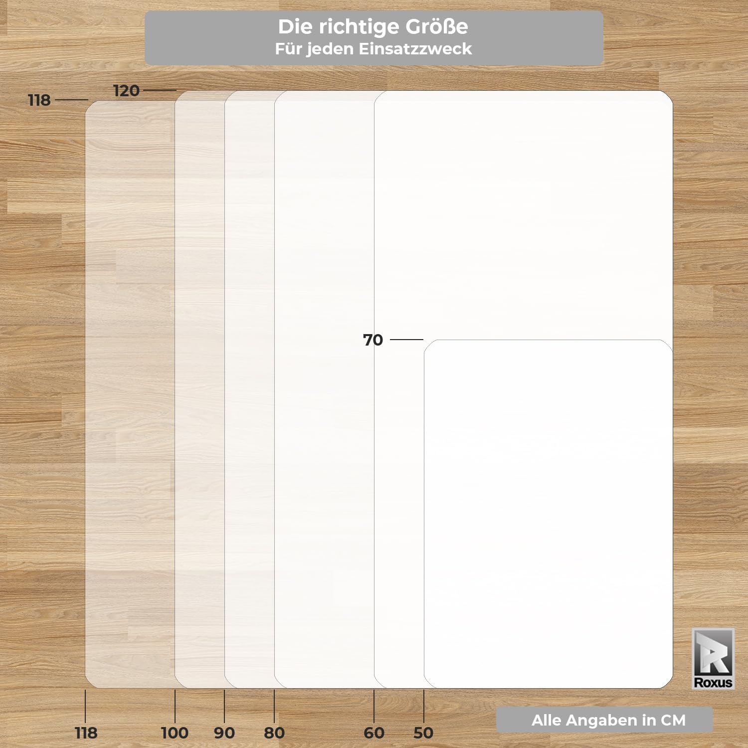 Tapis De Chaise De Bureau Transparent Pour Plancher En Bois Dur 30