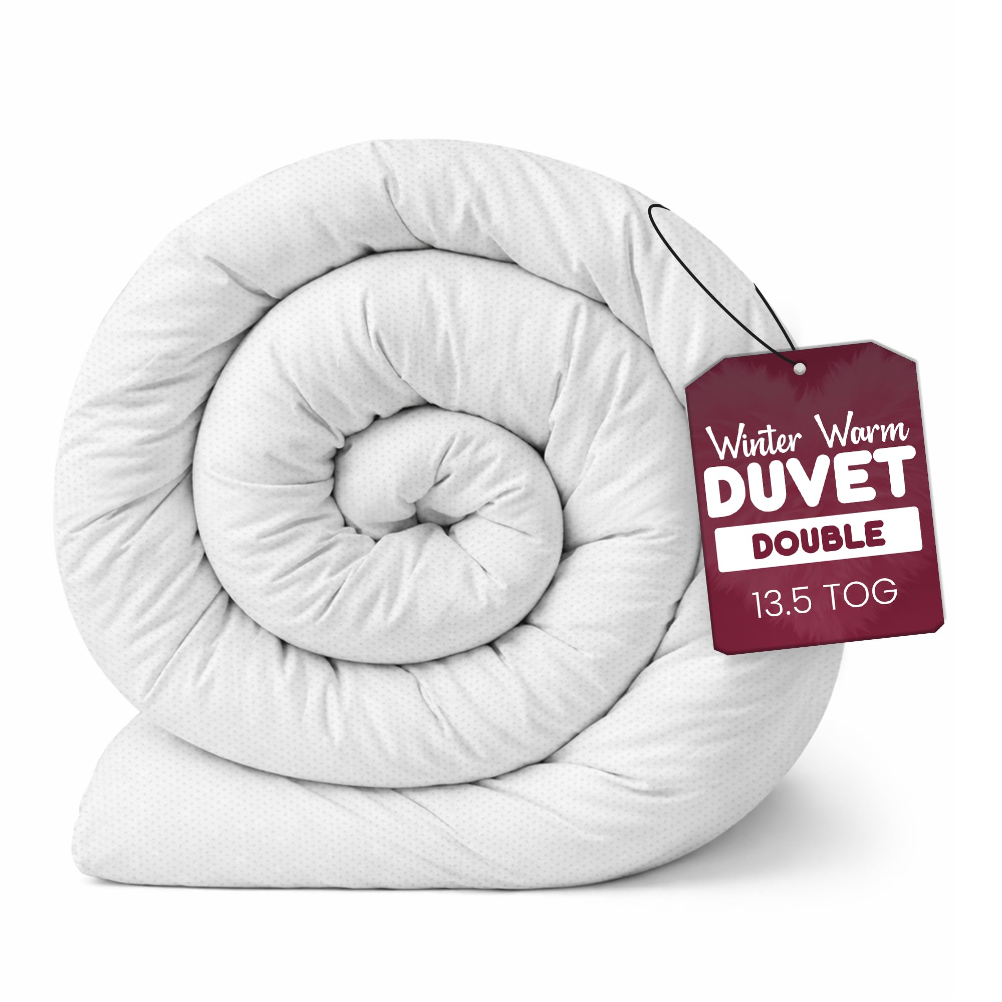 Rohi 13.5 Tog Anti Allergy Double Duvet Winter Duvets – Soft & Breathable Luxurious Hollowfibre Quilt With Corvin Cover – Heavyweight Double Bed Duvet (Autumn)