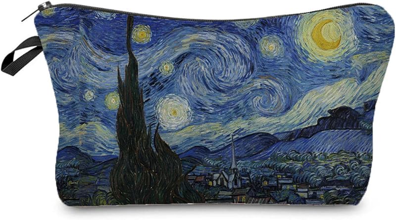 Necessaire de Maquiagem Livel lhood The Starry Night com Zíper, 1 unidade