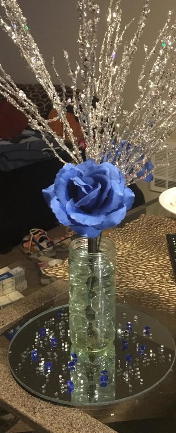 Nakpunar 24 pcs 8 oz Paragon Glass Canning Jars with 58/400 White Plastisol Lined Lids (24, 8 oz w/White CT Lids)