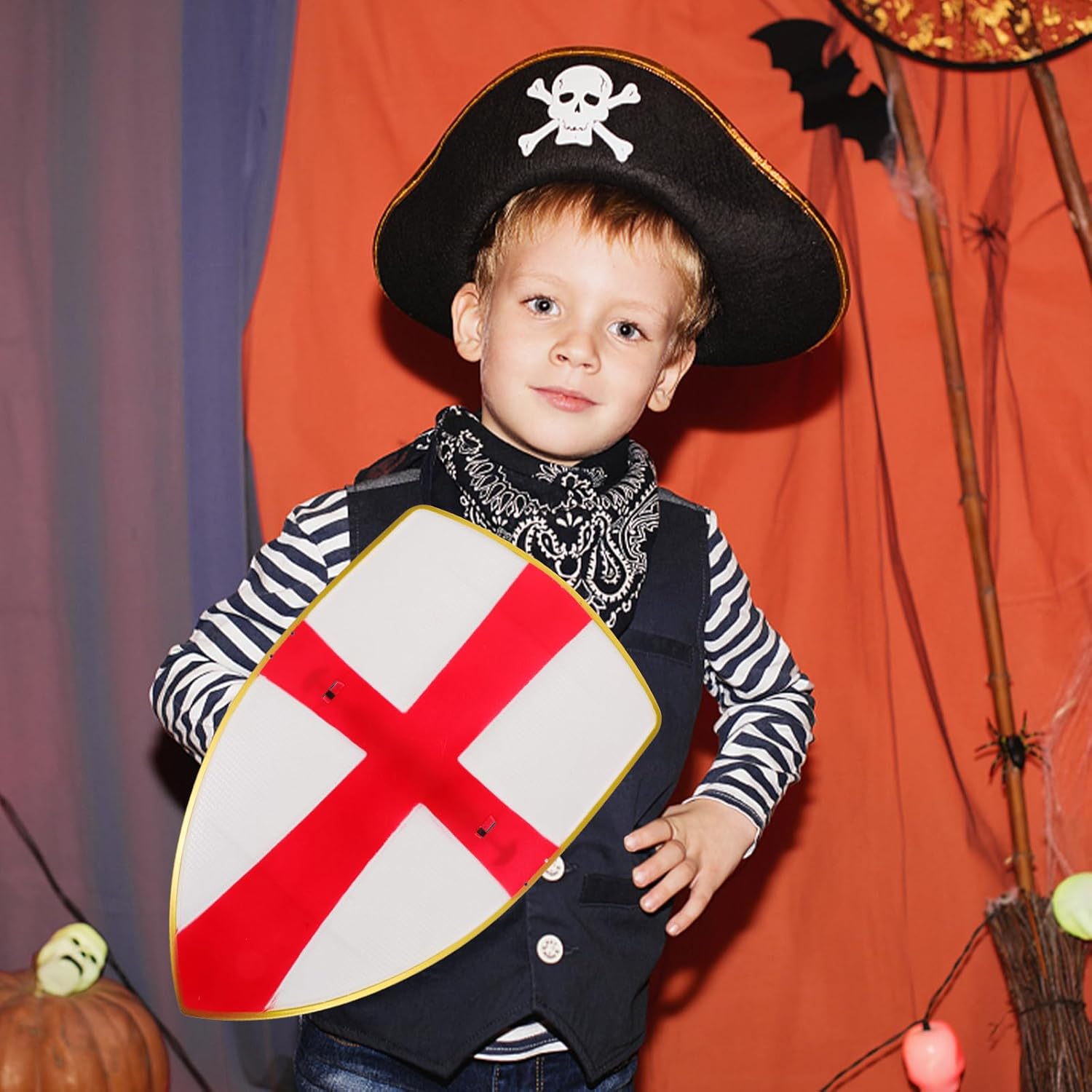 TOYANDONA Shield Toy Medieval Costume Accessories Boys Costumes Kids Costume Viking Shield Prop Foam Shield Boys Toy Kids Clothes Plastic Shield for Kids Boys Clothing Noble Toddler
