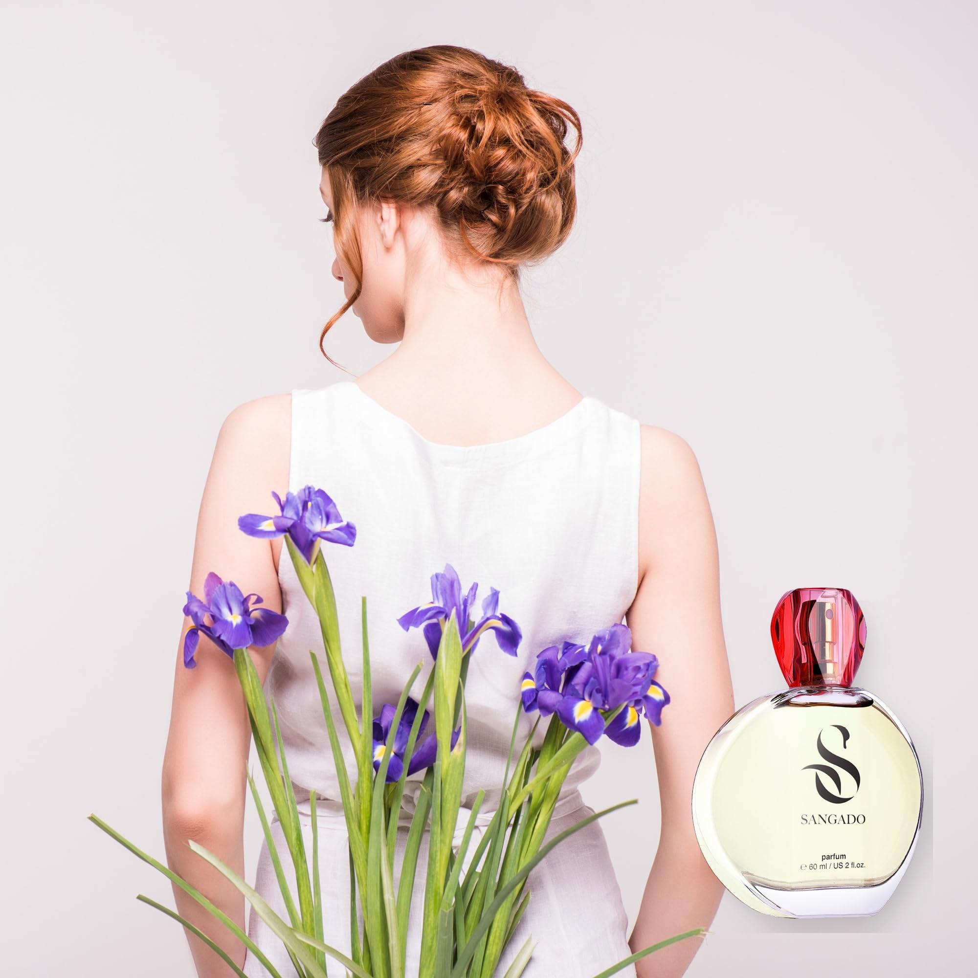 IRIS przez SANGADO, Perfumy dla kobiet (parfum), 8-10 godzin długotrwałego utrzymywania się, Luksusowy zapach, 60 ml, Kod: 923