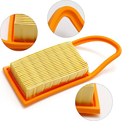 Miniatura 2 de laffoonparts - Paquete de 2 filtros de aire de repuesto para sopladores de mochila Stihl BR600 BR550 BR500 BR700, repuesto para sopladores de