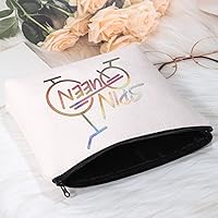 Vista 4 de POFULL Bicicleta de ciclismo interior Spin Class regalo Spin Queen Cosméticos Bolsas de interior Ciclismo Spinning Bike Gimnasio Regalo