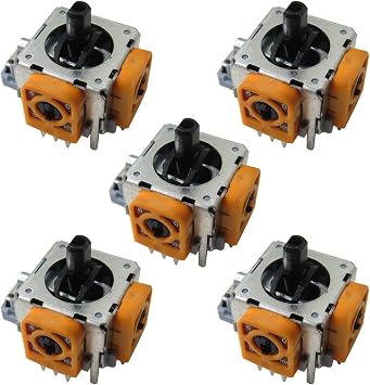 5pcs Replacement 3D Analog Joystick Thumb Sticks for Microsoft Xbox 360