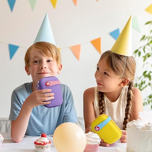 Miniatura 8 de Mini botiquín de primeros auxilios, 113 unidades, resistente al agua, duro, para niños, pequeño, lindo estuche para automóvil, hogar, tamaño de