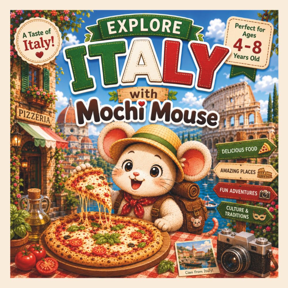 Explore Italy with Mochi Mouse: A Fun Travel Adventure for Kids Ages 4–8