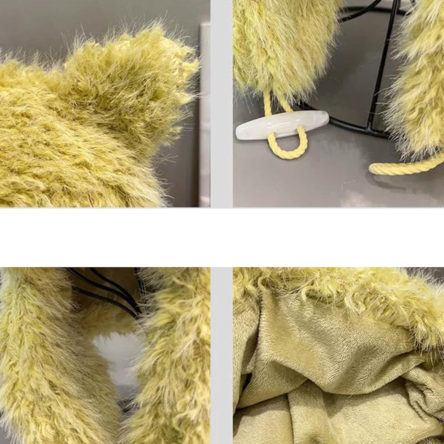 Plush Horn Shape Trapper Hat Adult Ear Protect Hat Winter Warmer Hat Cold for Students Teens