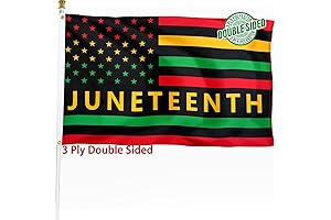 Premium Juneteenth Patriotic Banner for Outdoor Display