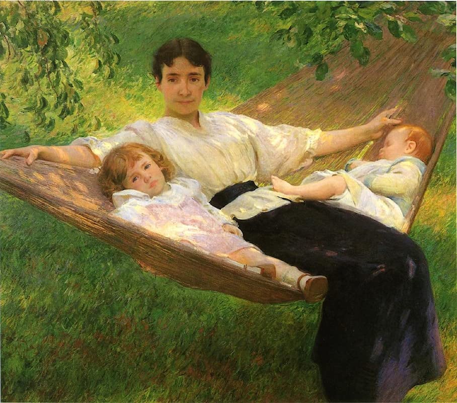 Toile le Hamac de Rodefer De Camp pour créer une ambiance relaxante dans votre salon