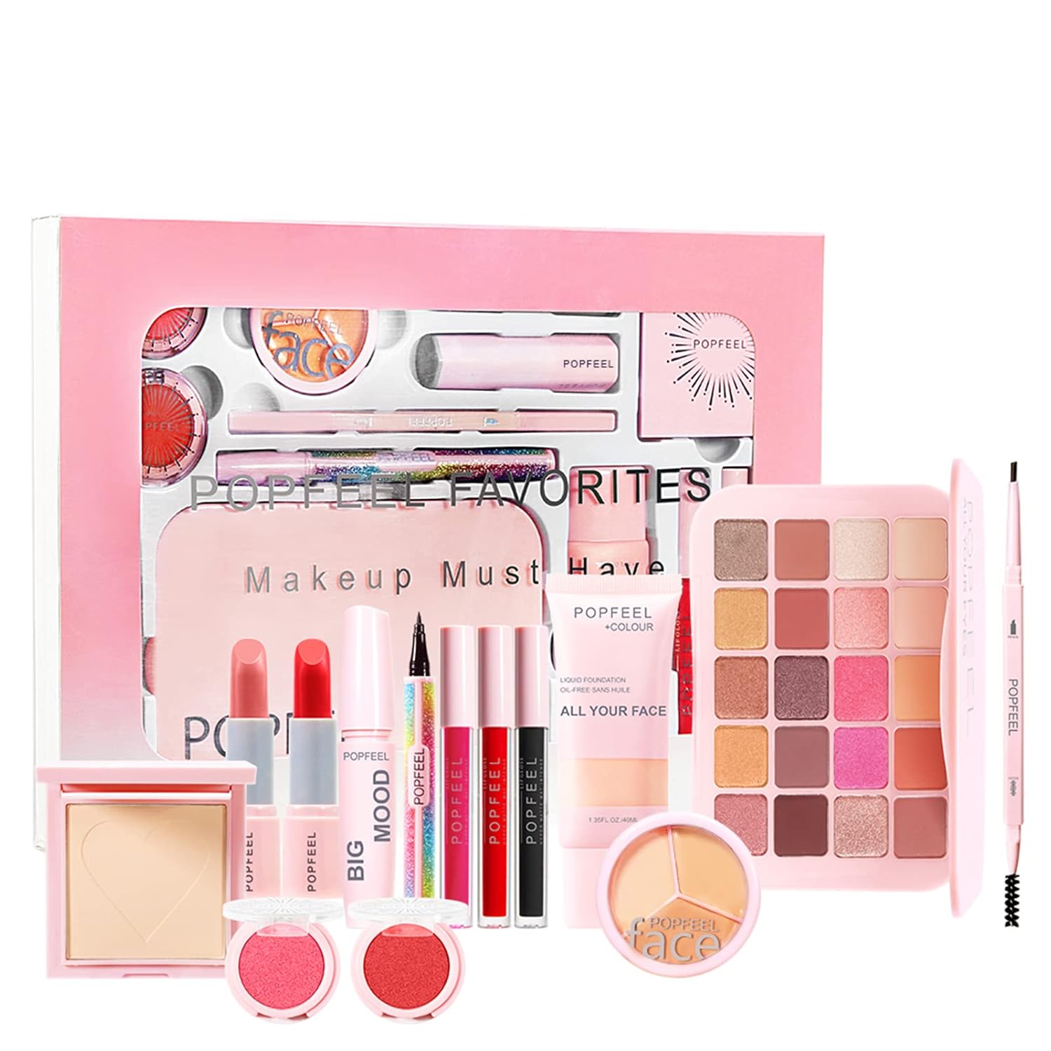 Joyeee AllinOne Makeup Gift Set Carry All Makeup Kit