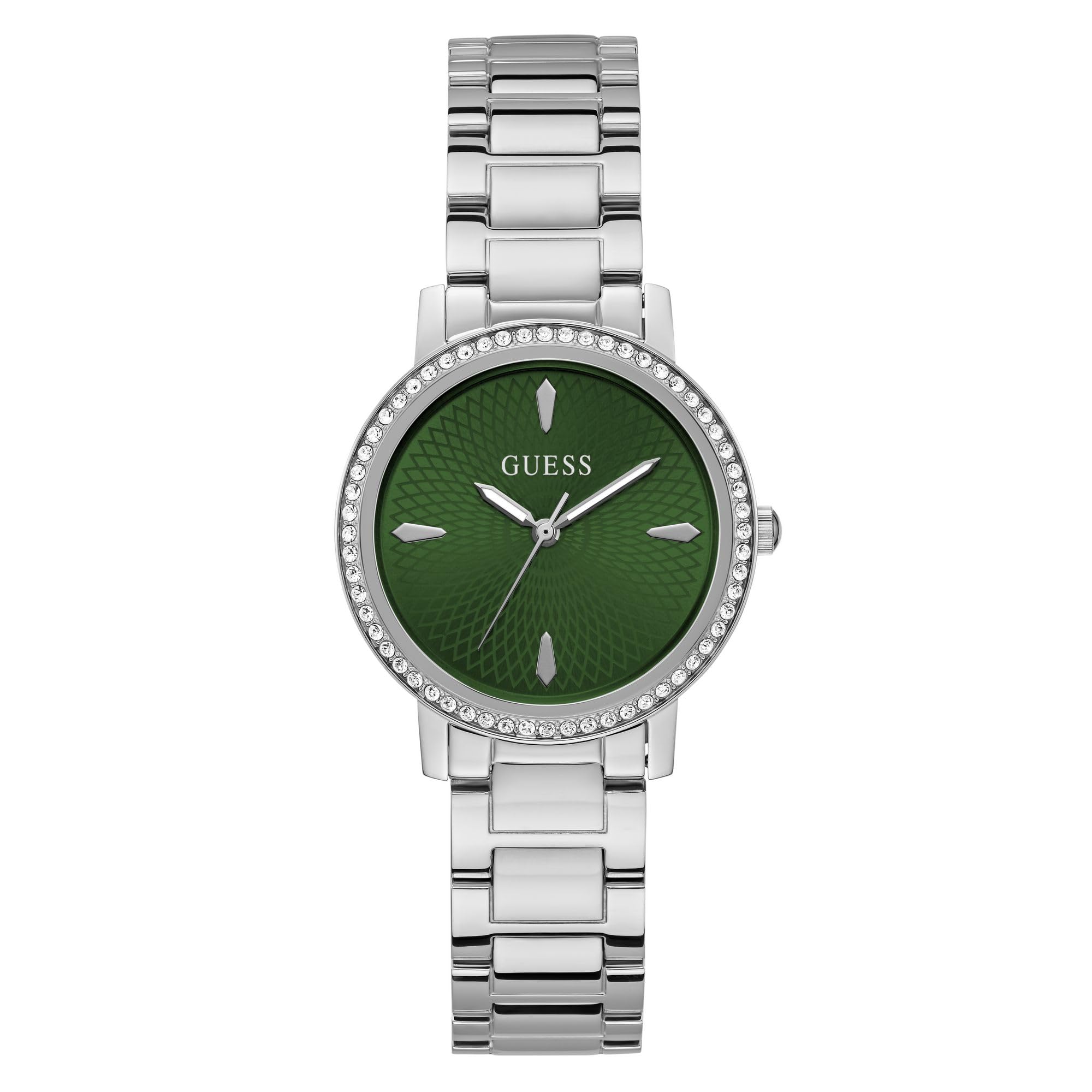 Guess Women 34 mm Green Dial Analog Watch- U1405L1M (B0D8YQD2NZ) Amazon Price History, Amazon Price Tracker