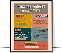 Vista 17 de LOLUIS Mental Health Poster, Boho Therapy Tools Educational Supplies Art Print Classroom School Office Decor (Boundaries, Unframed 8"x10")