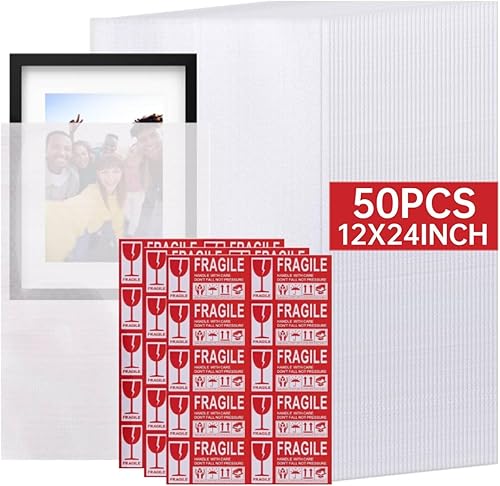 Suministros de mudanza, paquete de 100 hojas de espuma de cojín, 13 x 13 pulgadas, suministros de embalaje para mudanza, embalaje, transporte y