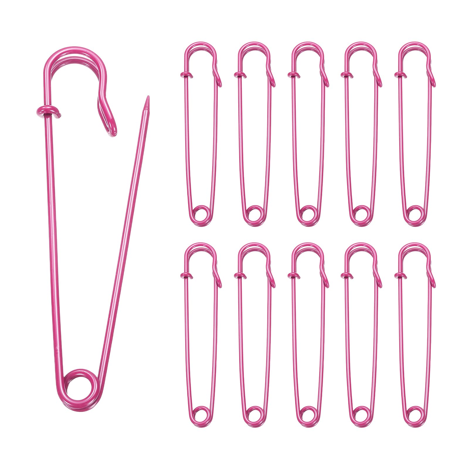 Épingles à nourrice en acier HARFINGTON 100 mm pour vêtements et travaux de couture