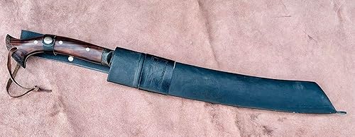 Miniatura 9 de EGKH-20 pulgadas golok Parang Machete Cuchillo hecho a mano, hoja de machete, aceite de equilibrio de resorte, multifunción, trabajo real, hecho a