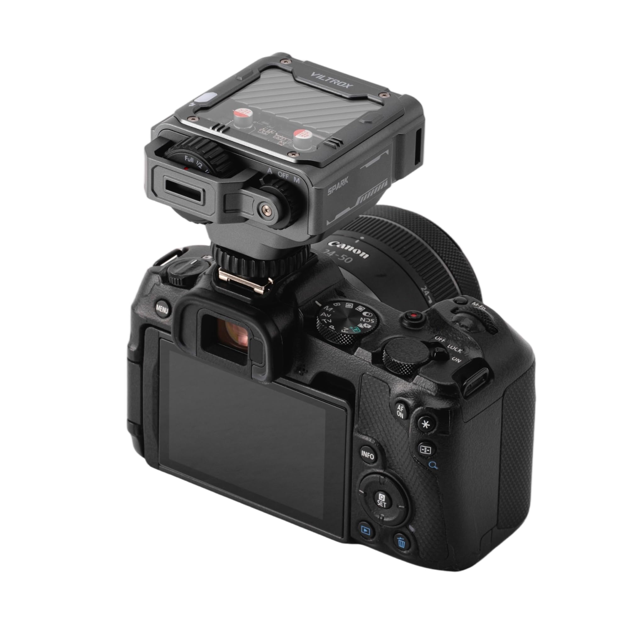 VILTROX TTL Flash Speedlite per Canon Fotocamera,Mini Flash GN16 con 7 Livelli di Potenza,Batteria da 26W/s 1800mAh,1 tempo di richiamo,Controllo Ottico S1/S2Compatibile con Canon,Grigio(Z3-C)